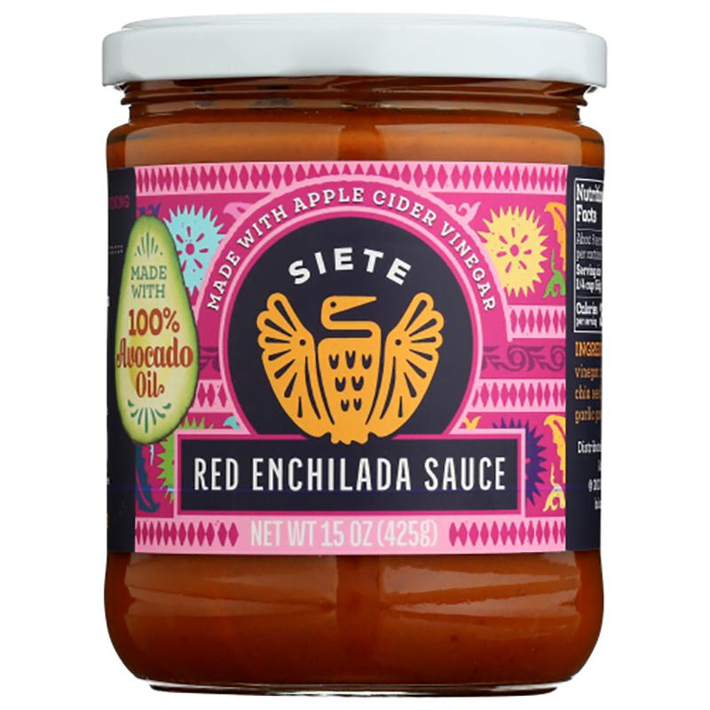 Siete Rote Enchilada Sauce, 15oz