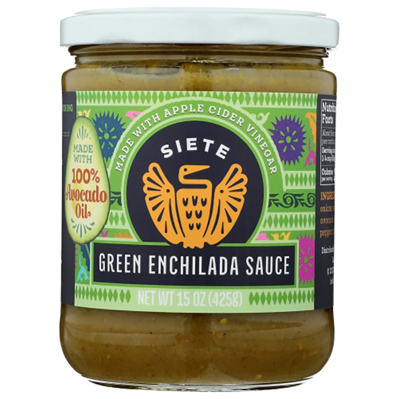 Siete Grüne Enchilada Sauce, 15oz