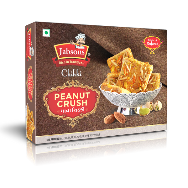 Jabsons Chikki Erdnuss-Crush, 400g