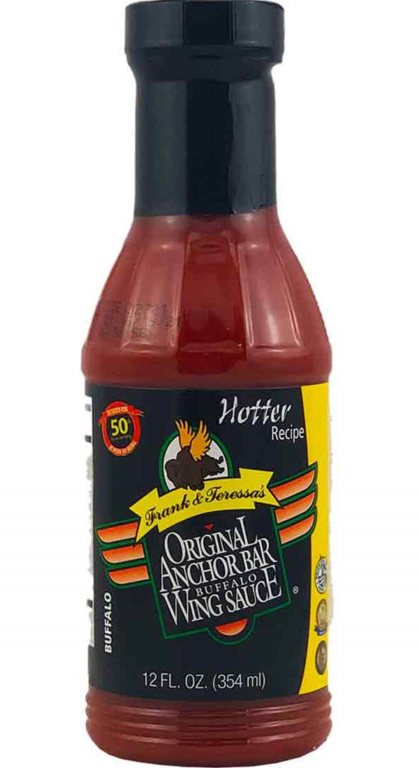 Anchor Bar Original Buffalo Wing Soße, Hotter. – 12oz