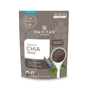 Chia Samen von navitas , Superfood für Wellness