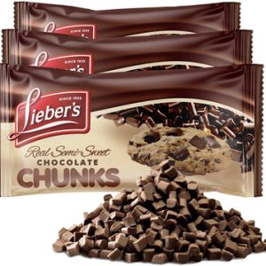 Lieber’s Semi Süßschokoladestücke, 9 Unzen (Packung mit 3)