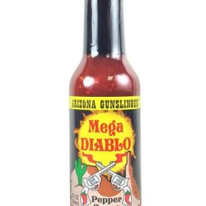 Arizona Gunslinger Mega Diablo extra scharfe Pfeffersauce, . – 5oz