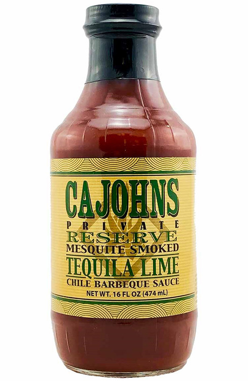 CaJohn's Mesquite Räucherte Tequila Limette Chile Grillsauce, 16 Unzen