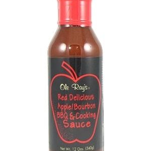 Ole Ray’s rote köstliche Apfel Bourbon Grill und Kochsauce, . – 12oz