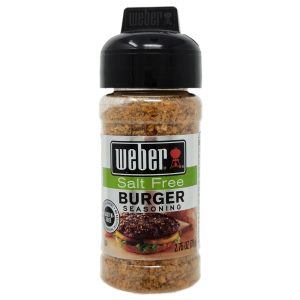 Weber salzfreie Burger Würzung – 2.75oz.