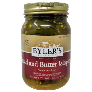 Byler’s Brot & Butter Jalapeno – . – 16oz