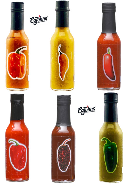 CaJohn's Simply Chili Select Püree Geschenkset, 6/5oz