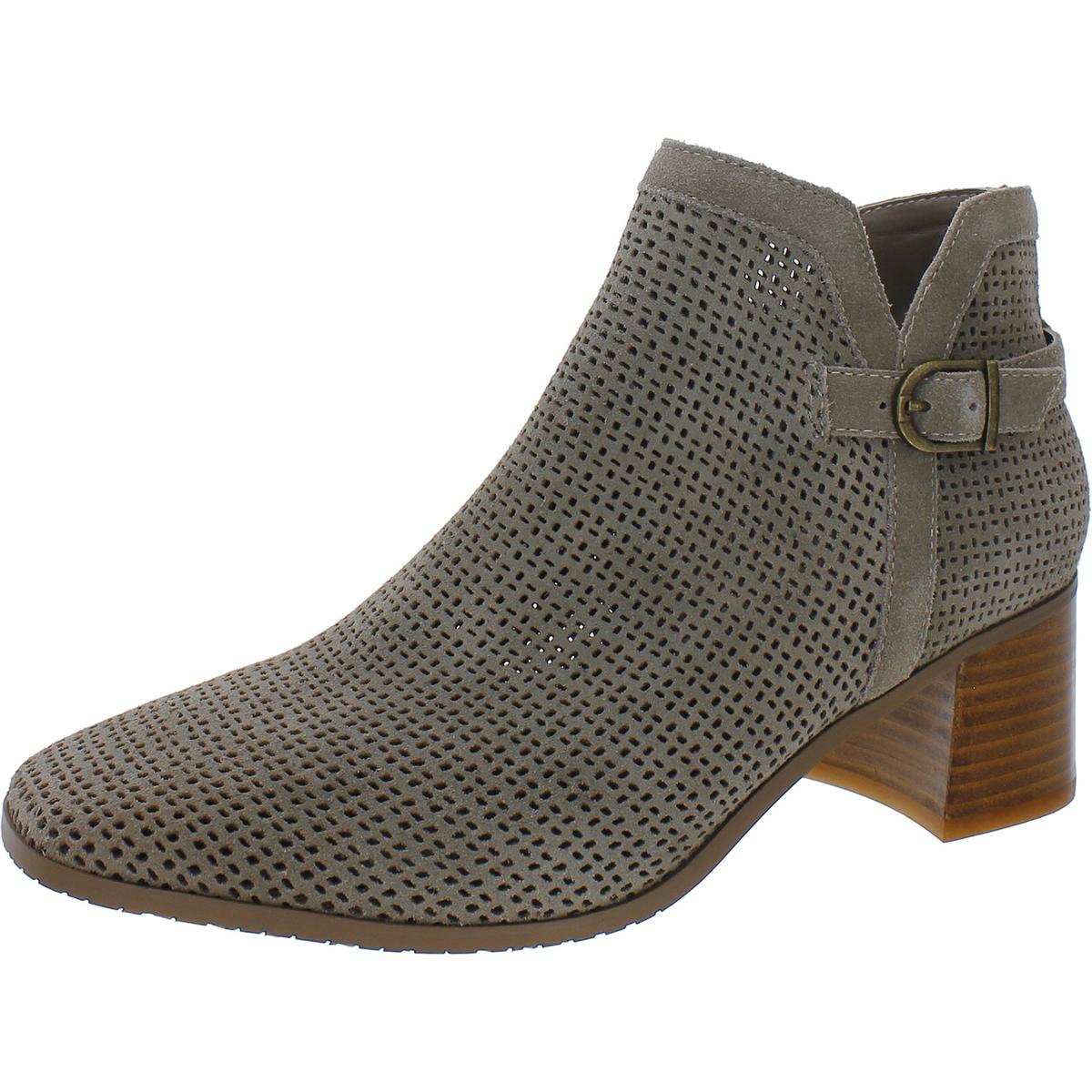 Denisgo Imitat Stiefeletten aus Wildleder mit Absatz