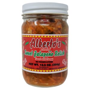 Alberto's süß Jalapeno Relish-Hot. Natriumarm