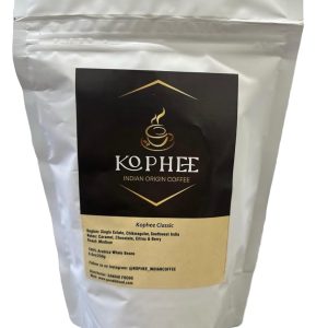Kophee Classic Indian Origin Kaffee, ganze Bohnen, kleine Charge geröstet, einzigen Ursprungs