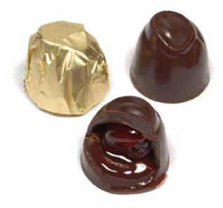 Asher's Foil Wrapped Dunkle Schokolade Kirschen