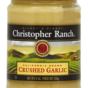 Zerkleinerter Knoblauch Christopher Ranch Gilroy Kalifornien 9