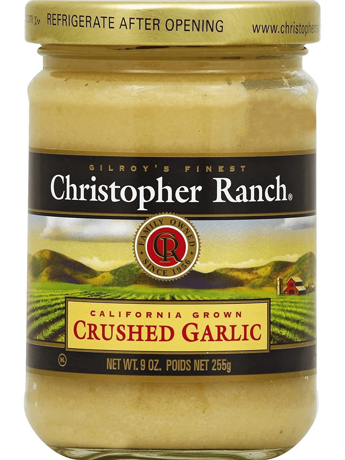 Zerkleinerter Knoblauch Christopher Ranch Gilroy Kalifornien 9