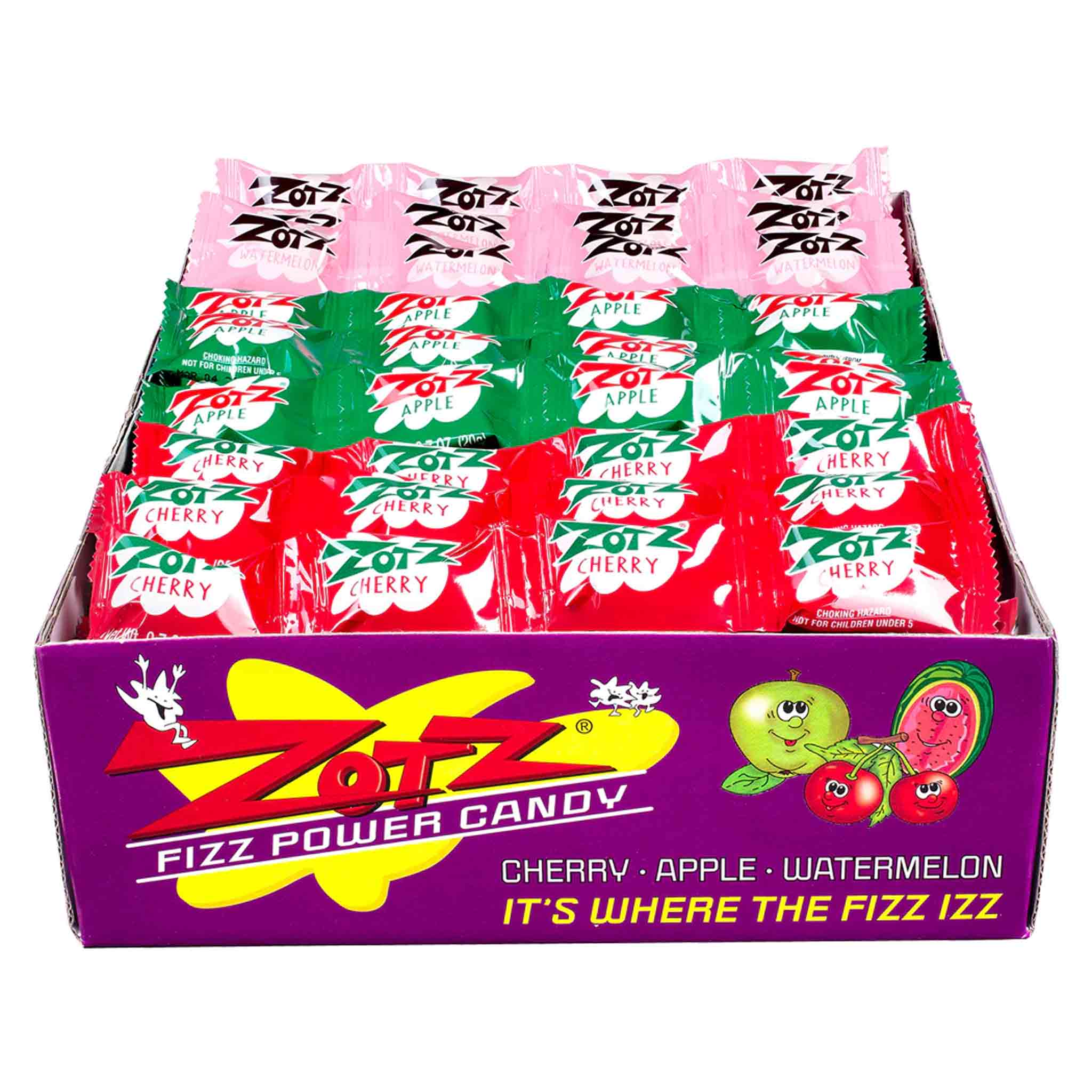 Zotz Apfel, Kirsche und Wassermelone – 48 Stück