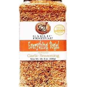 Würzen alles Bagel Knoblauch 8 Unzen Knoblauch Festival$32.98 – 1lb