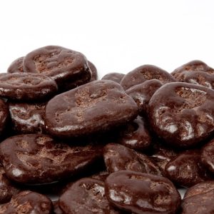 Bananenchips aus dunkler Schokolade