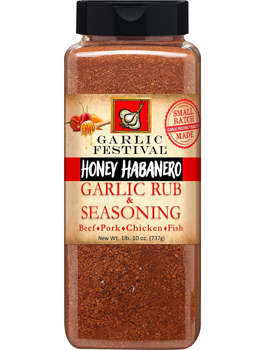 Gewürz Honig Habanero Knoblauch Rub & Gewürz Knoblauch Festival Foods