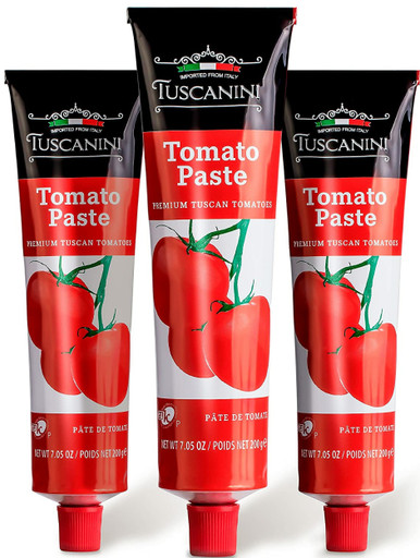 Tuscanini Tomatenpaste Tubes, Premium Italienisch, doppelt konzentriert, (3er Packung)