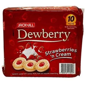 Jack n’ Jill – Dewberry – Strawberries ‘n Creme – 10 Packungen – 11,64 Unzen