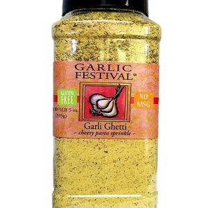 Gewürz Garli Ghetti cheesy Knoblauch bestreuen Knoblauch Festival Lebensmittel 1