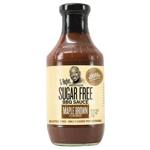 G Hughes Zuckerfreie Ahorn Braun Grillsauce