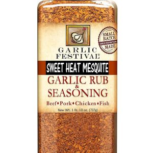 süße Hitze Mesquite Knoblauch Reiben & Würzen Knoblauch Festival Foo – 1lb10oz