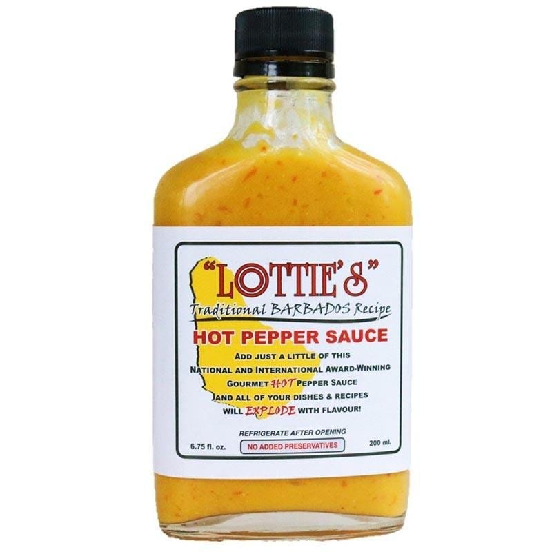 Lotties traditionelle Barbados gelbe scharfe Pfeffersauce