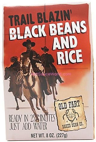 Old Fart Trail Blazin schwarze Bohnen und Reis, 10oz