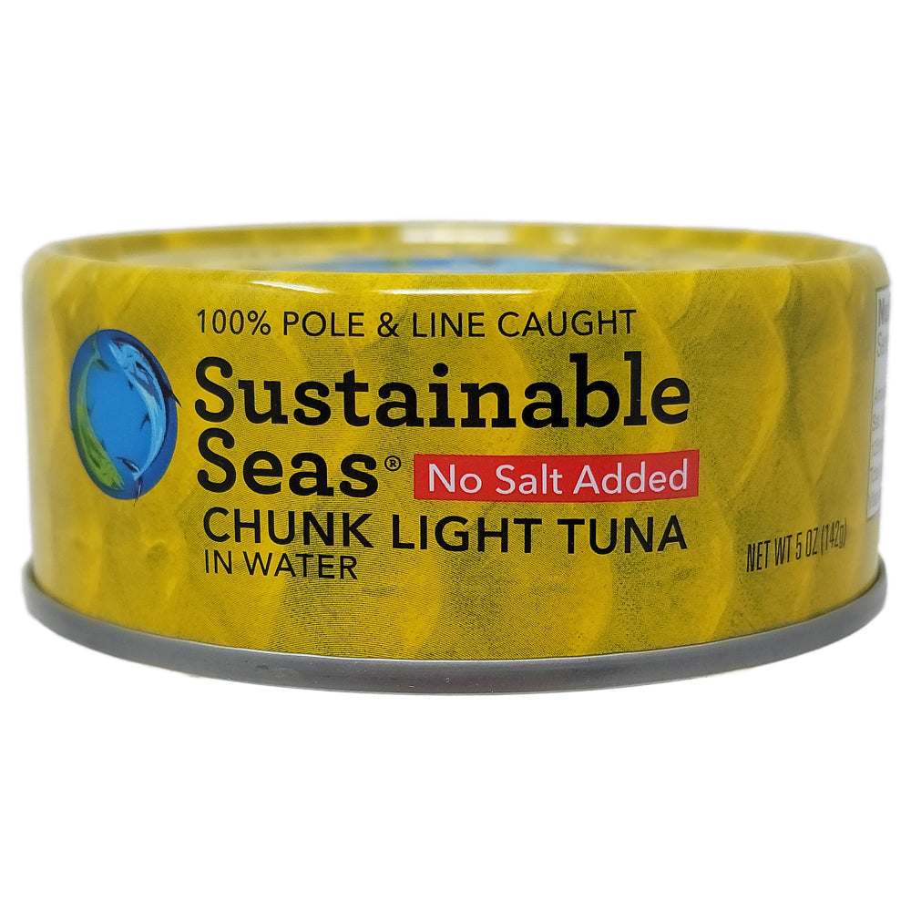 Nachhaltige Meere Kein Salz hinzugefügt Chunk hell Thunfisch – 5oz