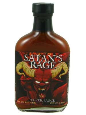 Satans Wut Chilisauce mit Geisterpfeffer, 5,7 oz