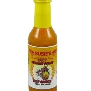 Susie’s Burning Desire scharfe Sauce. – 5oz