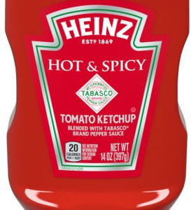 Heinz heiß & würzig Tomaten Ketchup, 14 Unzen.