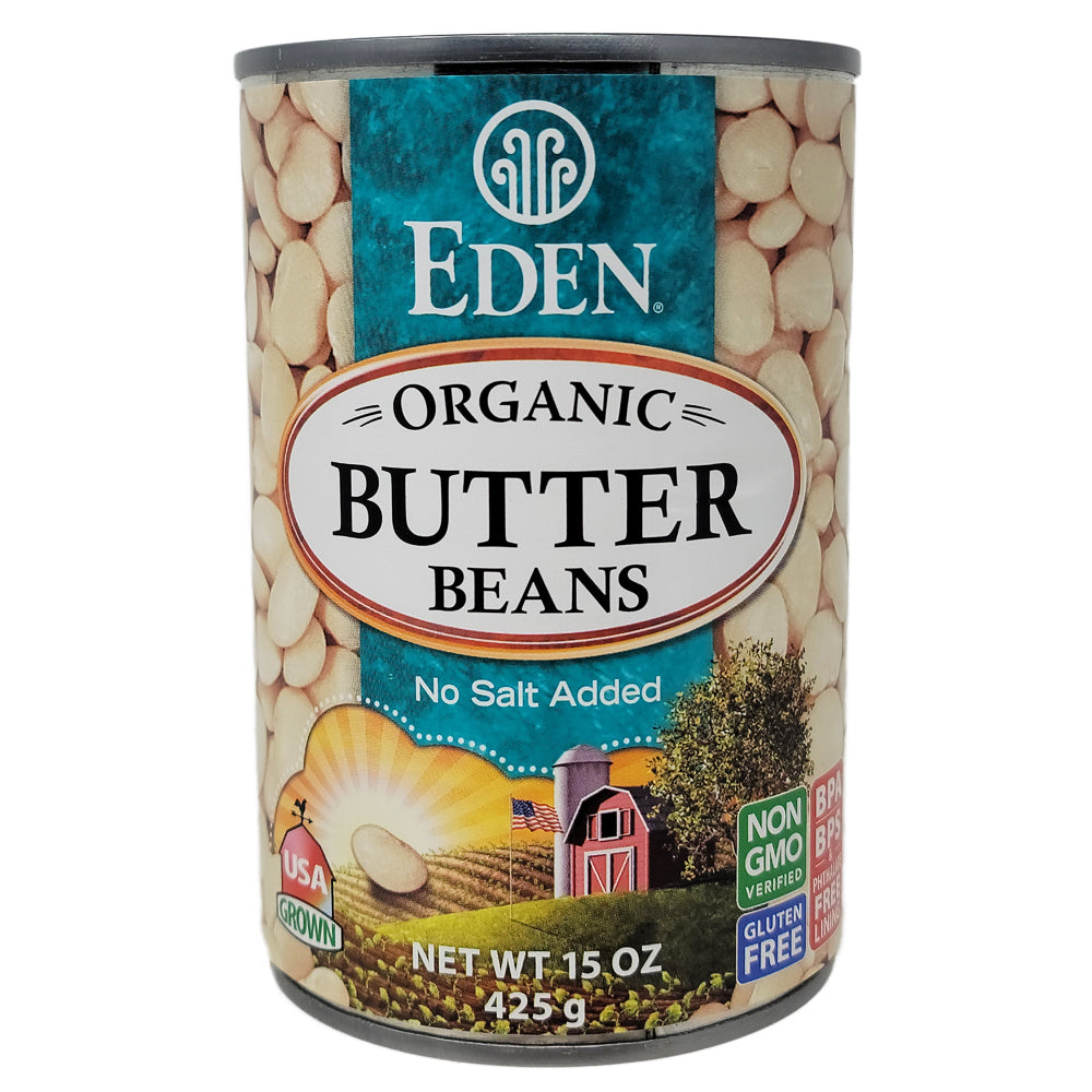 Eden kein Salz hinzugefügt Butter Beans-15 Oz