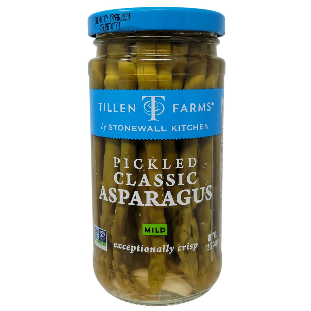 Tillen Farms Niedrige Natrium eingelegte klassische Spargel Mild – 12oz