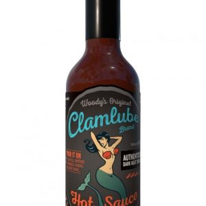 Woody’s Original Clamlube Brand authentische schwarze dunkle Hitze Seele löschen scharfe Sauce, . – 5oz