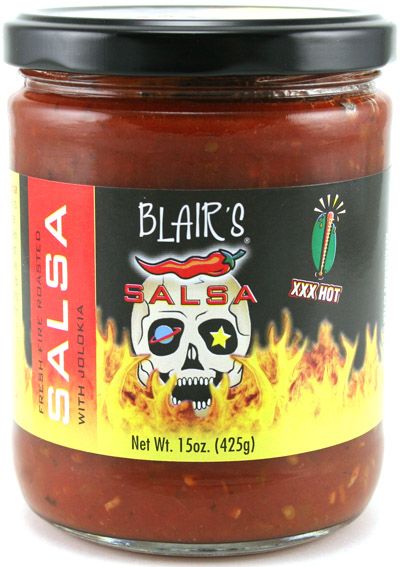Blairs frisches Feuer geröstete Tomate Habanero mittel Salsa, 12oz