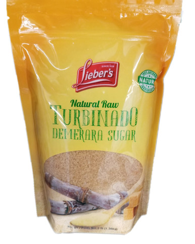 Lieber's natürlich Raw Turbinado Demerara Zucker, 3 Pfund