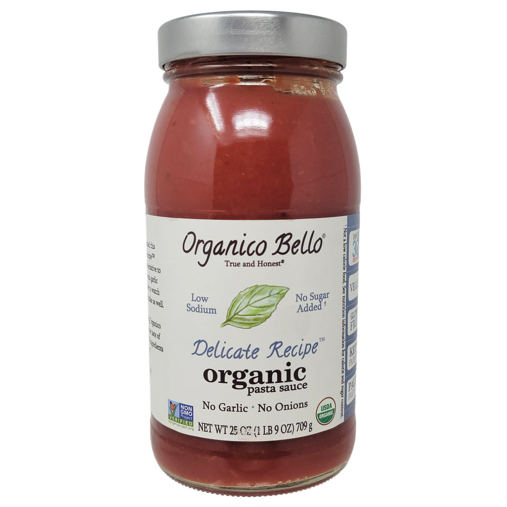 Organico Bello Delicate Rezept Bio-Nudelsauce – 25oz