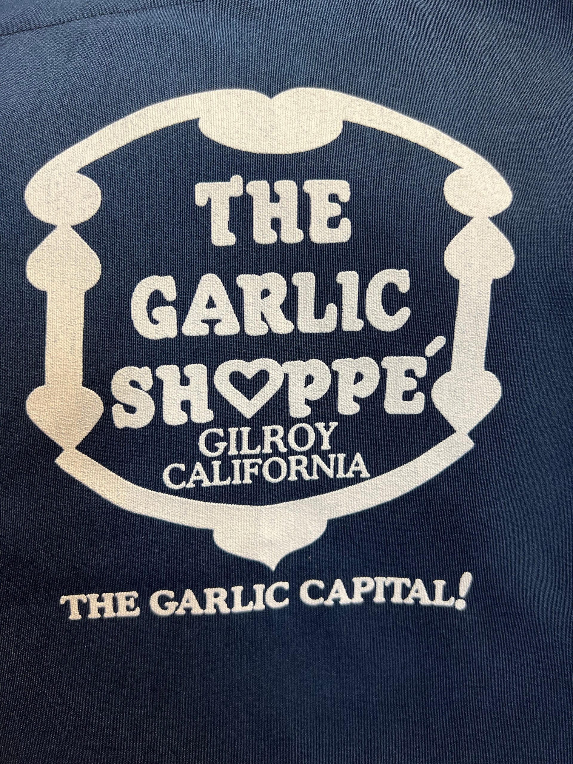 Schürze The Garlic Shoppe Logo Siebdruck