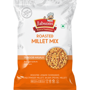 Jabsons Namkeen geröstete Hirsemischung, – 140g