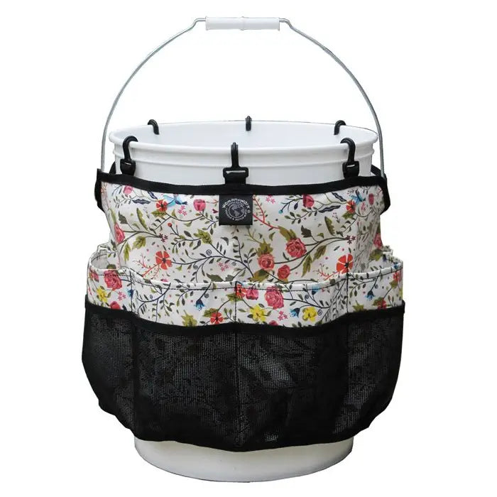Eimer Caddy – mit Blumenmuster