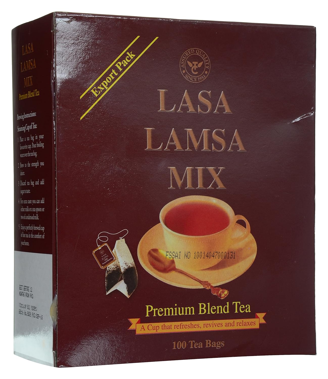Lasa Lamsa Mischung Teebeutel, 100 Teebeutel (200g)
