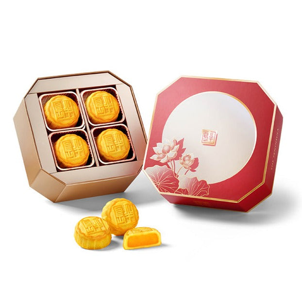 Die Halbinsel Bandao Signature Moon Kuchen Mini Egg Custard Mooncakes Geschenkbox 280g