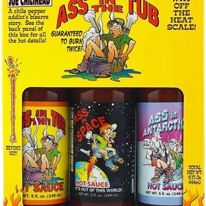 Ass in The Tub scharfe Saucen Geschenkpackung, 3/ . – 5oz