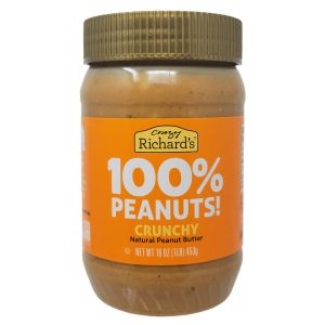 Crazy Richard's 100% Erdnüsse knusprig Erdnussbutter – 16oz