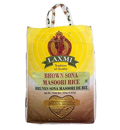 Laxmi Braun Sona Masoori Reis – 10lb
