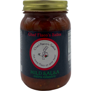 Chef Flaco’s mild Salsa with extra cilantro
