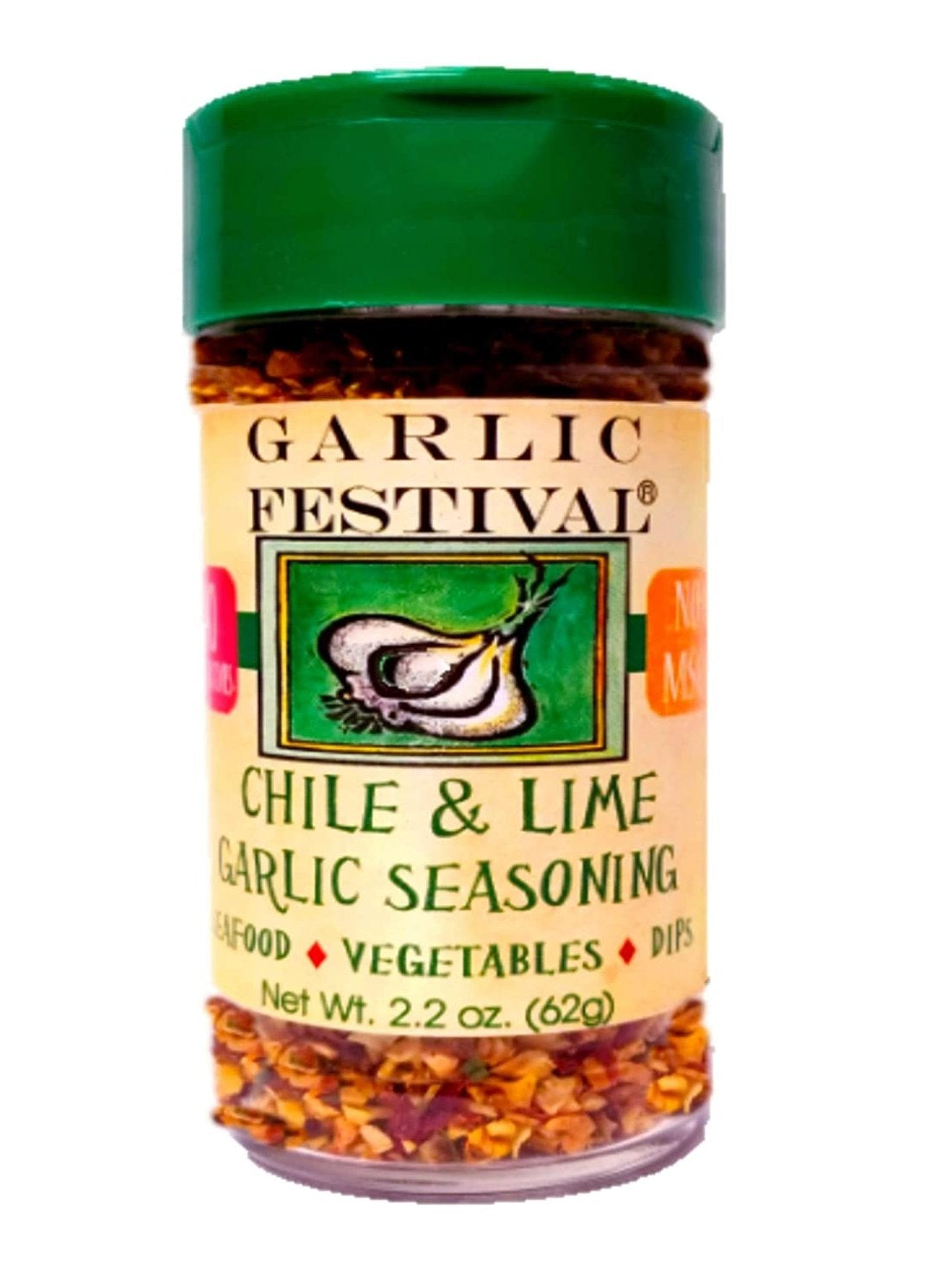 Gewürz Chil & Limette Knoblauch 2,2 oz Knoblauch Festival Foods