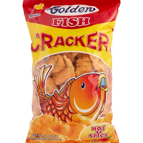 Golden – Fisch Cracker – Heiß und Würzig – 200 G